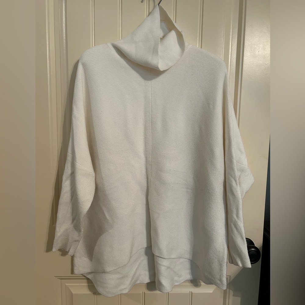 Chic Beige Cowl Neck Sweater for Women